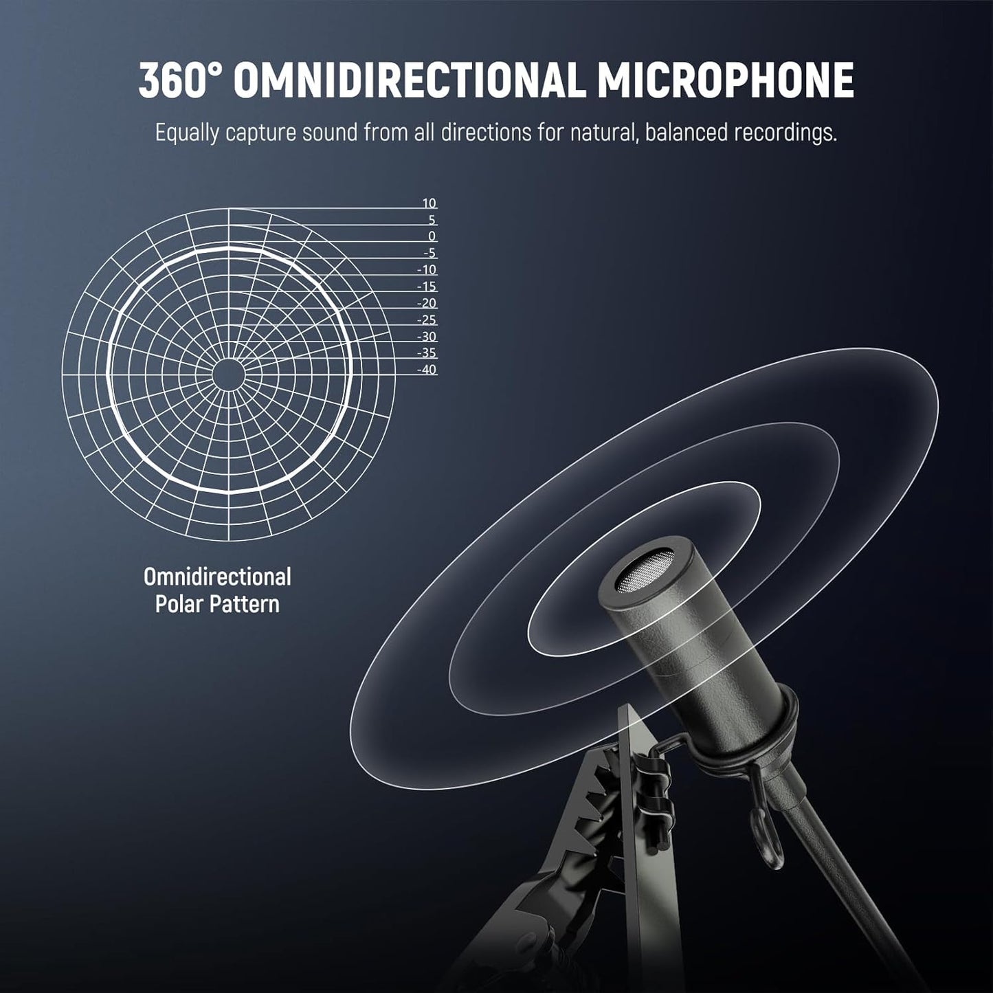 Neewer 21000133 USB A Lapel Microphone