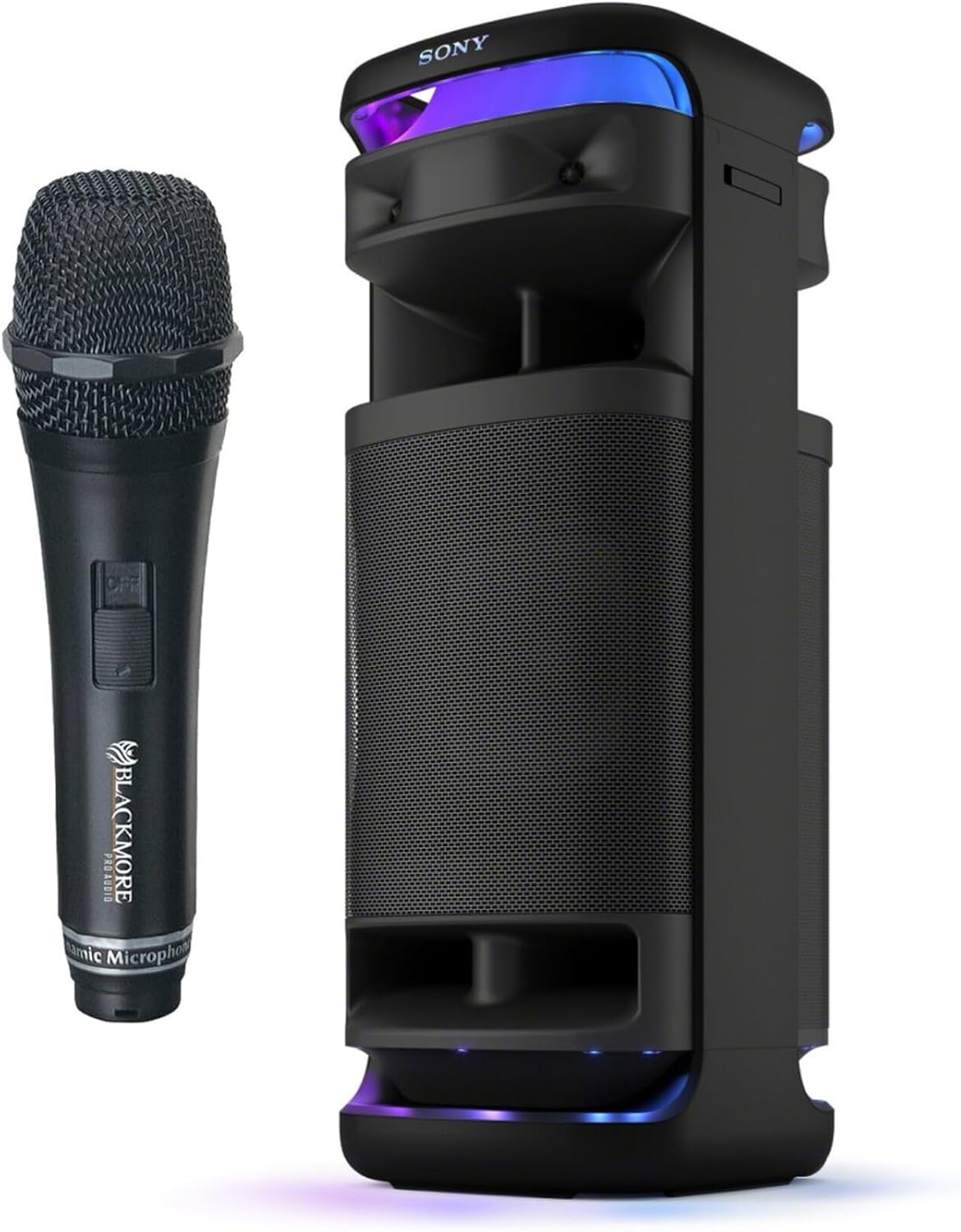 Sony ULT Tower 10 Party Speaker Karaoke Bundle (Black)