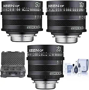 Rokinon Xeen CF 3 Lens Bundle for Sony E Mount