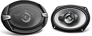 JVC CS-DR693 DRVN Series 6x9" 500W 3-Way Car Speakers