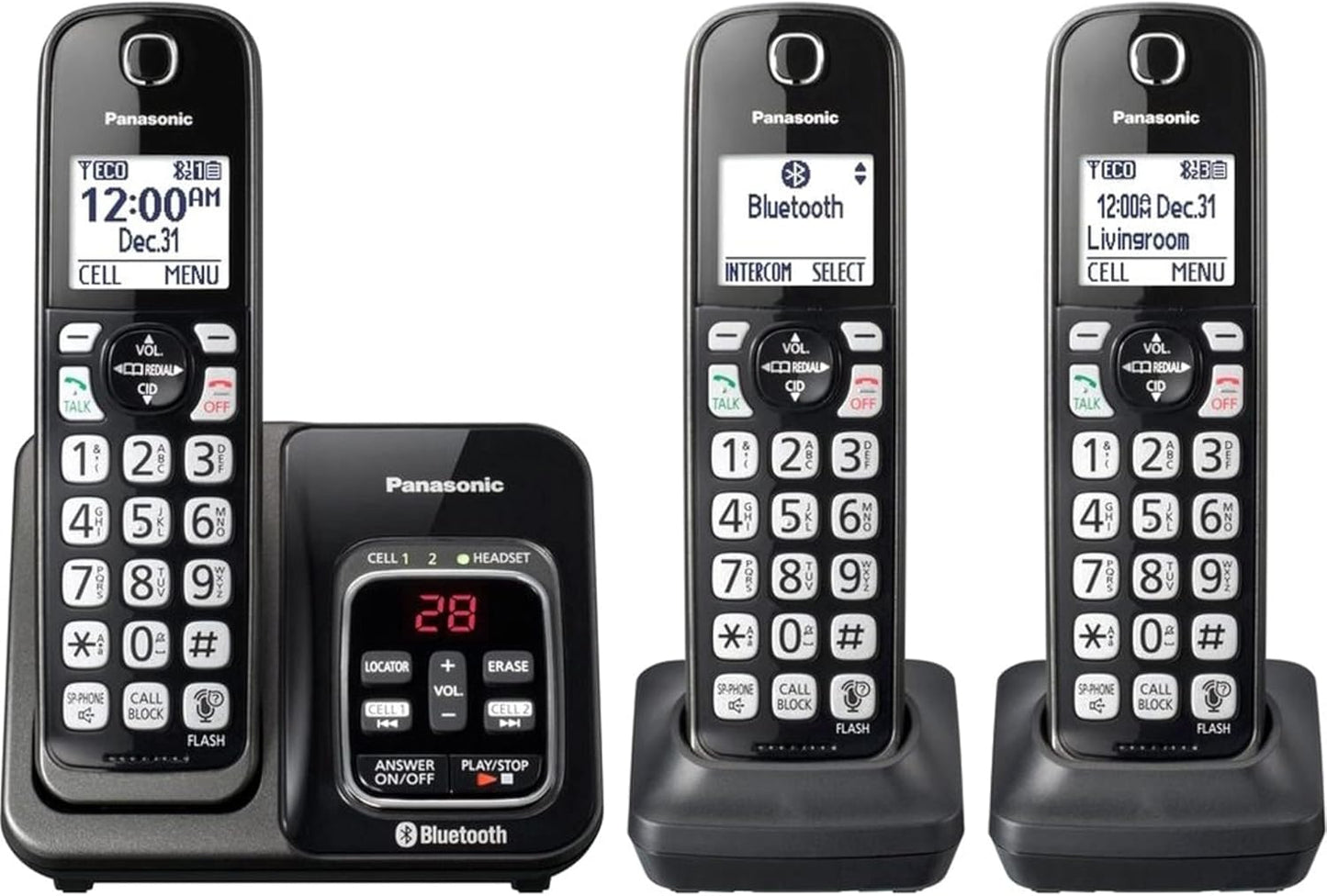 Panasonic KX-TGD563M Cordless Phone with Bluetooth & Answering Machine