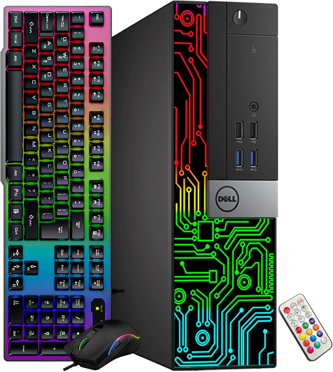 Dell OptiPlex i5 Desktop PC 16GB 512GB SSD + 22" Monitor (Renewed)