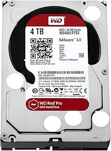 Western Digital WD4001FFSX Red Pro 4TB NAS Hard Drive — main product image