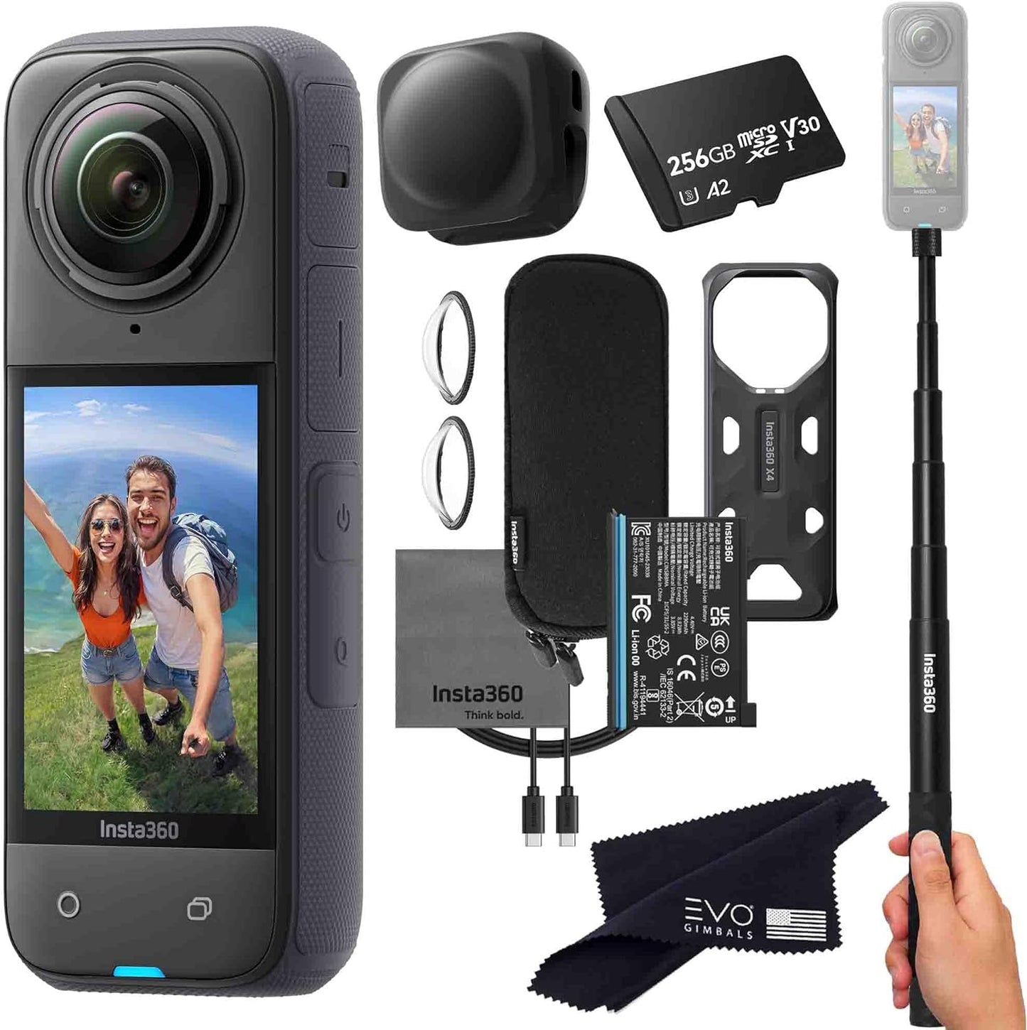 Insta360 X4 8K 360 Action Camera Basic Bundle