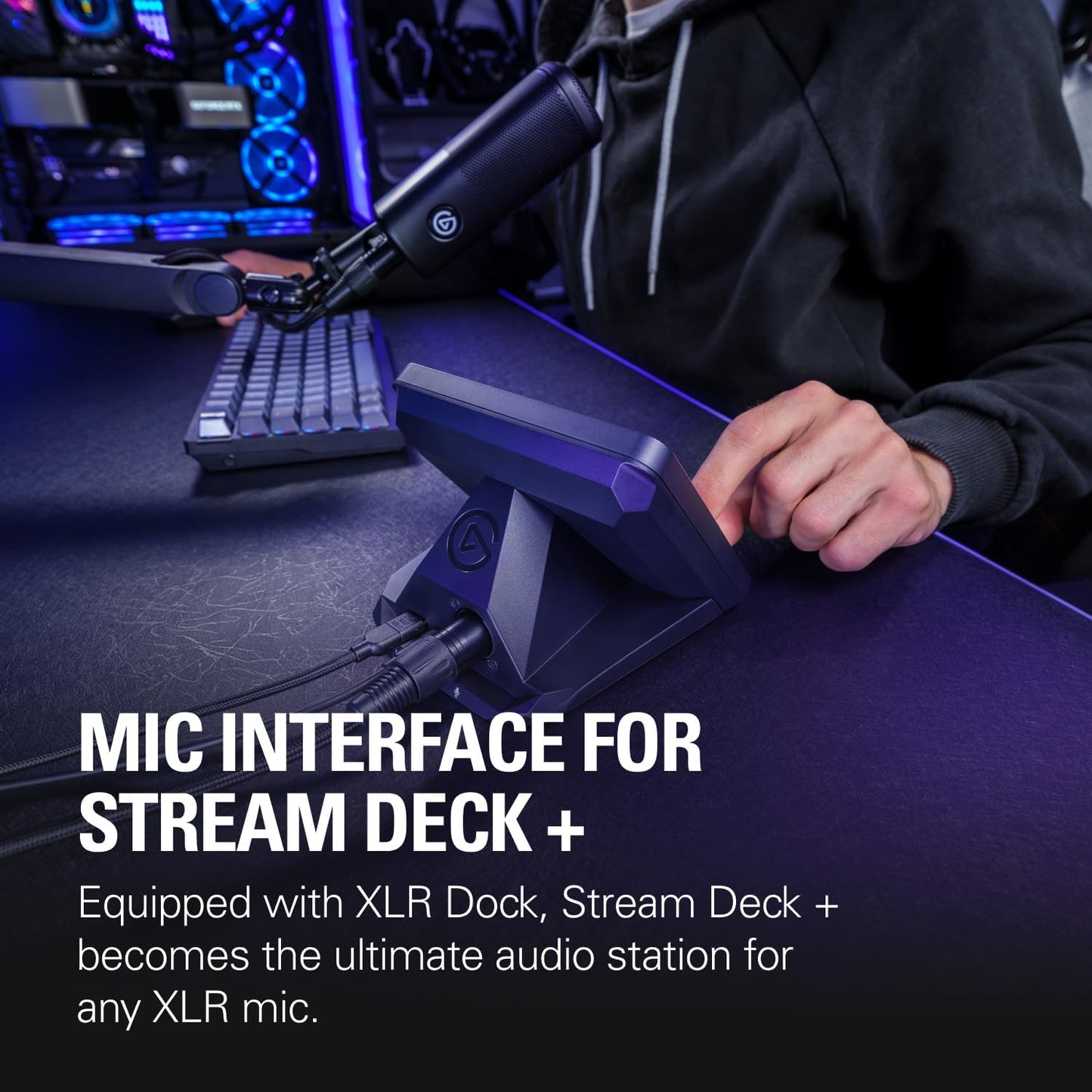 Elgato 20GBM9901 XLR Dock: Stream Deck Audio Interface