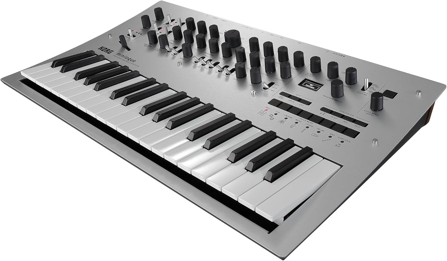 Korg MINILOGUE 4-Voice Analog Synth with Presets