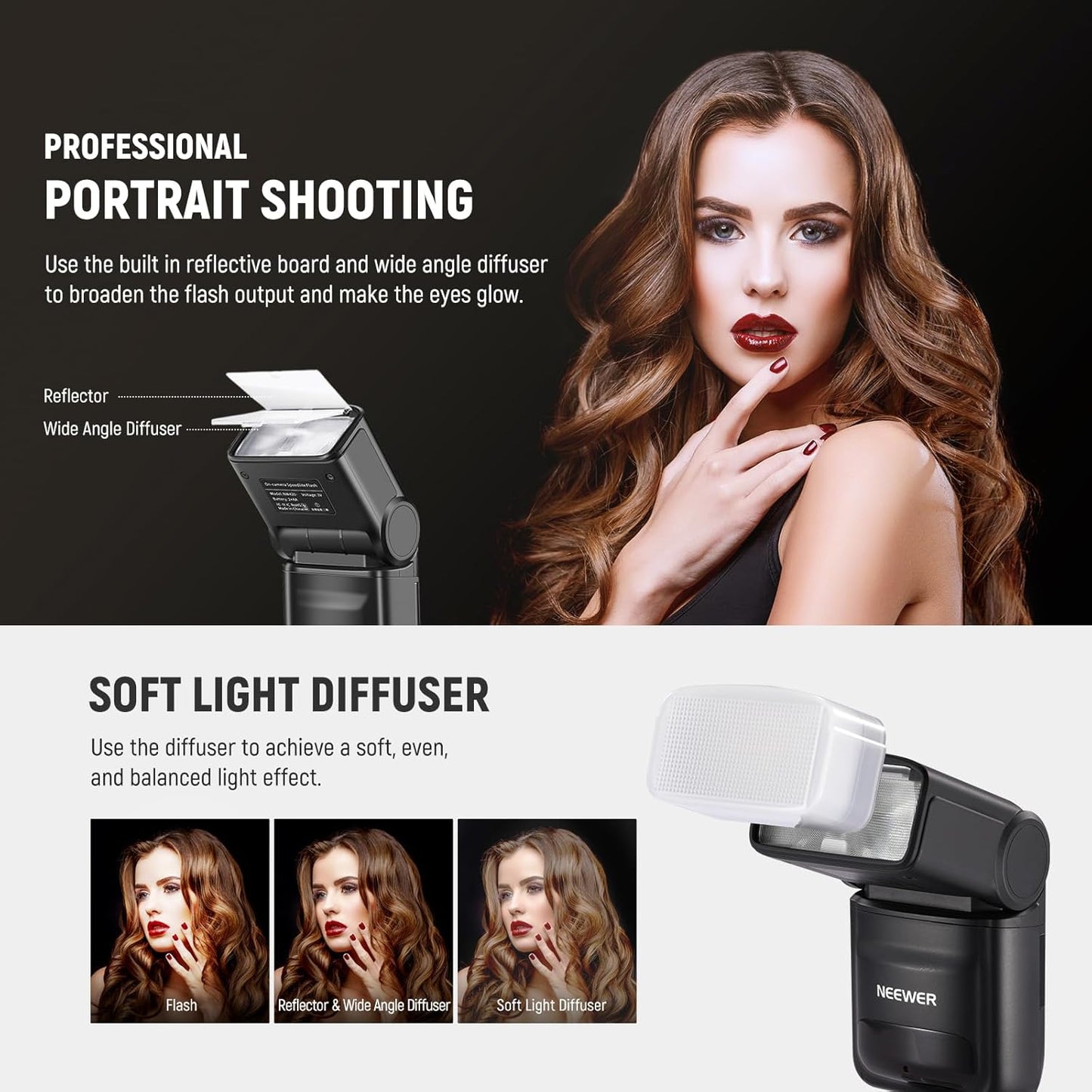 Neewer 10100917 Mini TTL Flash Speedlight for Sony