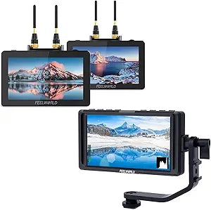 FEELWORLD FT6 FR6 F5 DSLR Camera Monitor Bundle