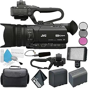 JVC GY-HM170UA 4K Camcorder Pro Bundle