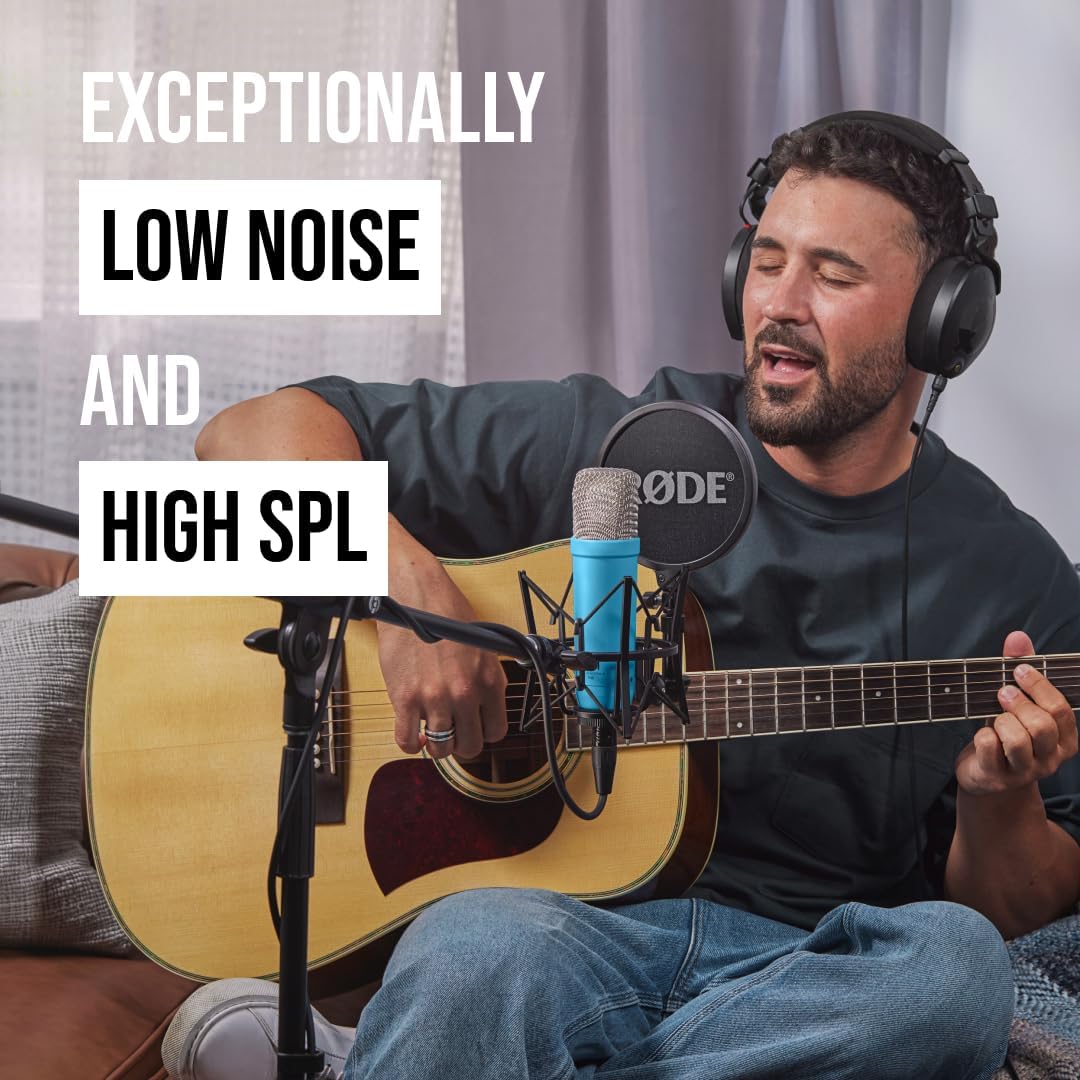 Rode NT1SIGNATUREBLUE Blue Large-Diaphragm Condenser Mic Kit