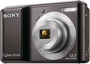 Sony S2100 Black 12.1MP Digital Camera 3x Zoom