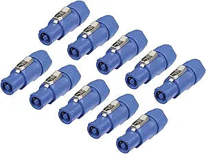 Neutrik AC Power Plugs & Receptacles CABLE TYPE BLUE (10 pieces)
