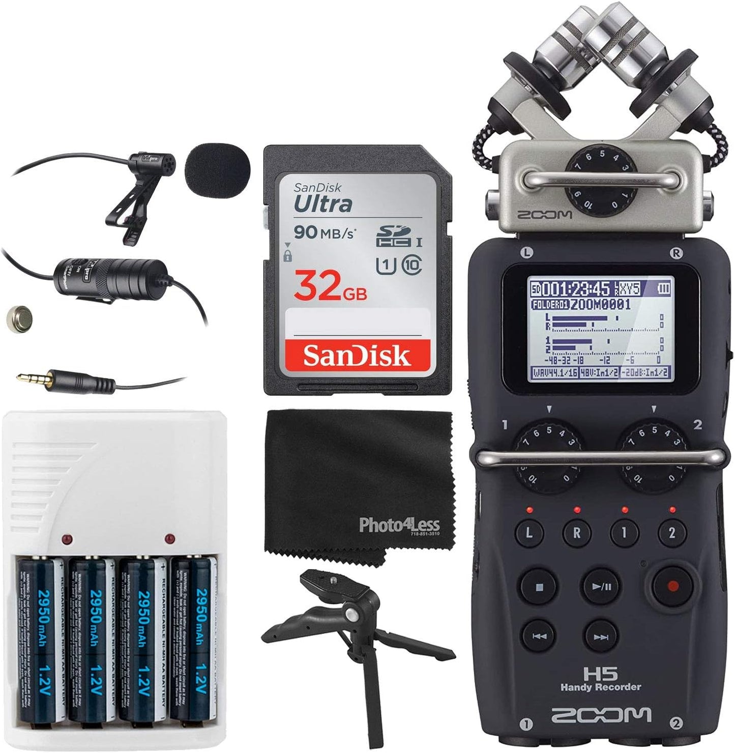 Zoom ZH5 K3 Portable Recorder Kit w/ Lavalier Mic