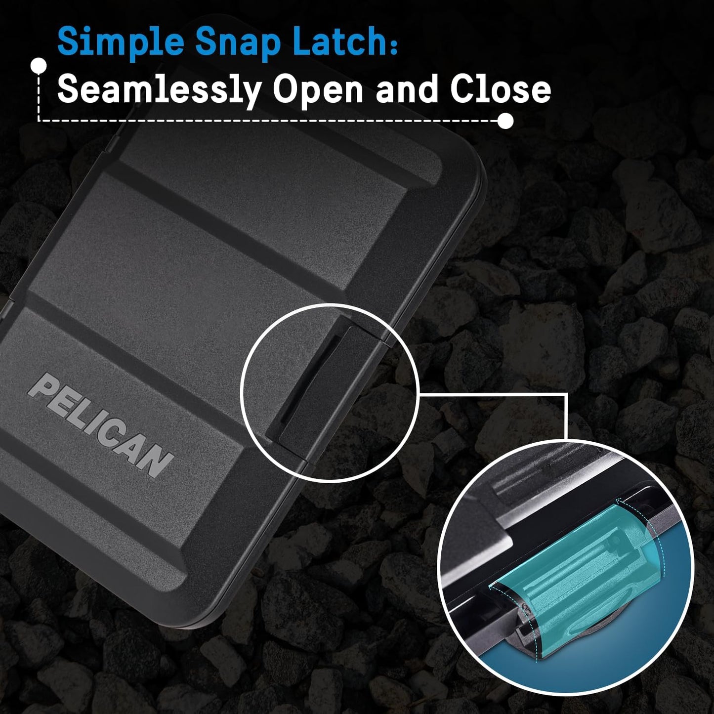 Pelican PP049004 MagSafe Wallet for iPhone, Black