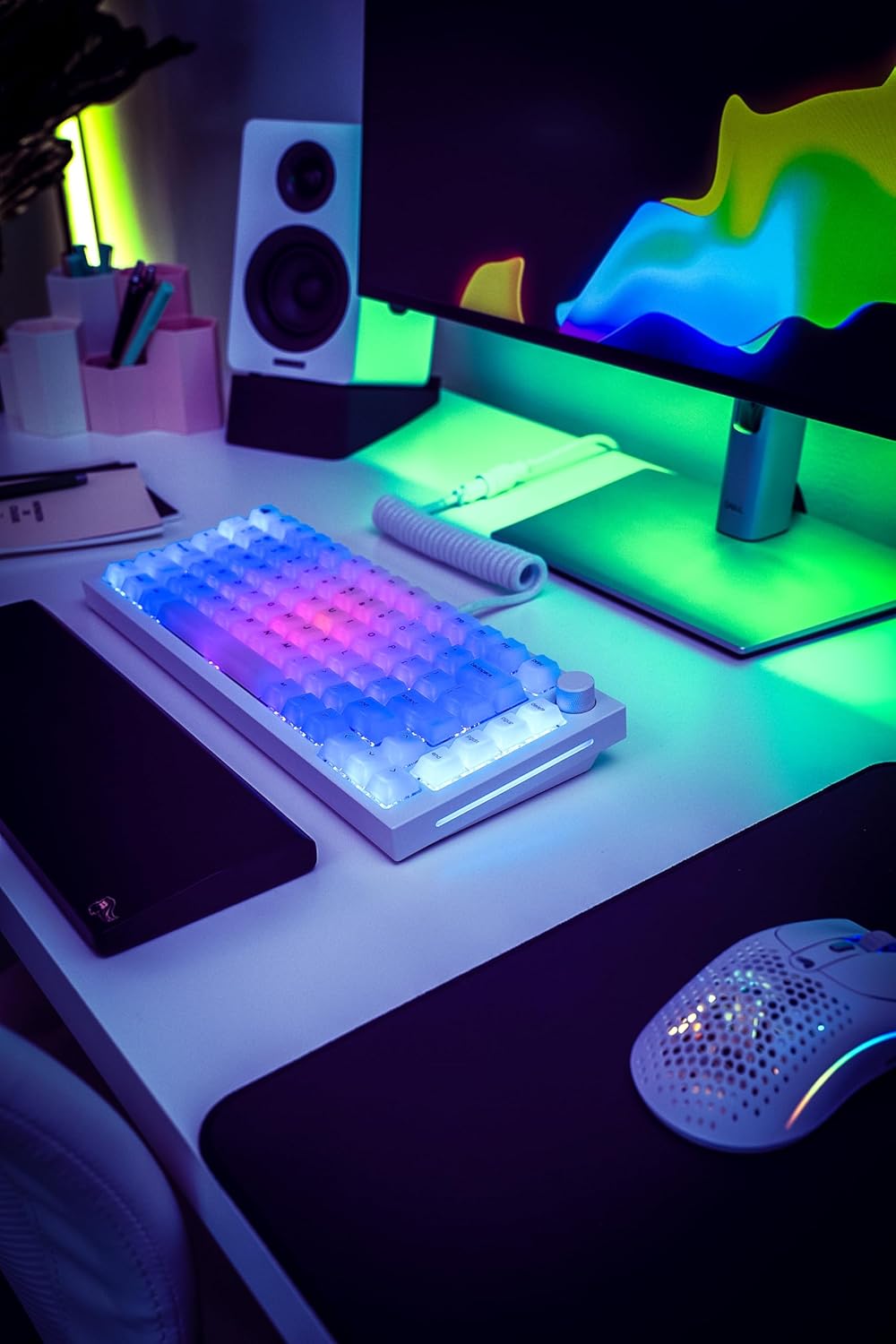Glorious GLO-KC-POLY-RGB Polychroma RGB Keycaps Clear