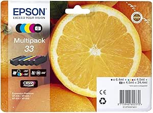 Epson C13T33374010 33 Multipack Ink Standard Color