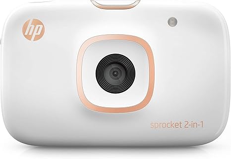 HP Sprocket 2-in-1 Portable Photo Printer Camera