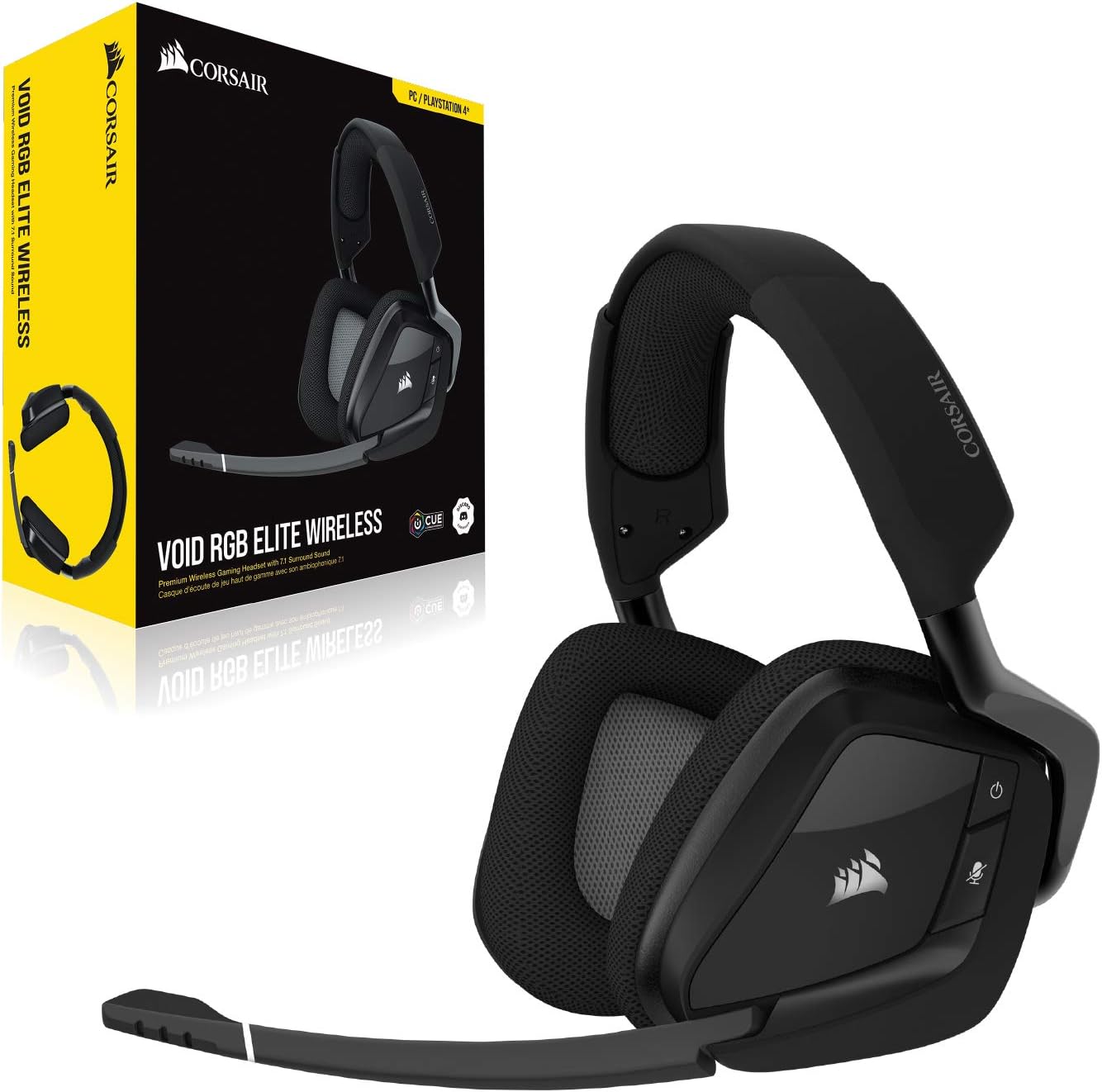 Corsair CA-9011201-NA VOID RGB ELITE Wireless Gaming Headset