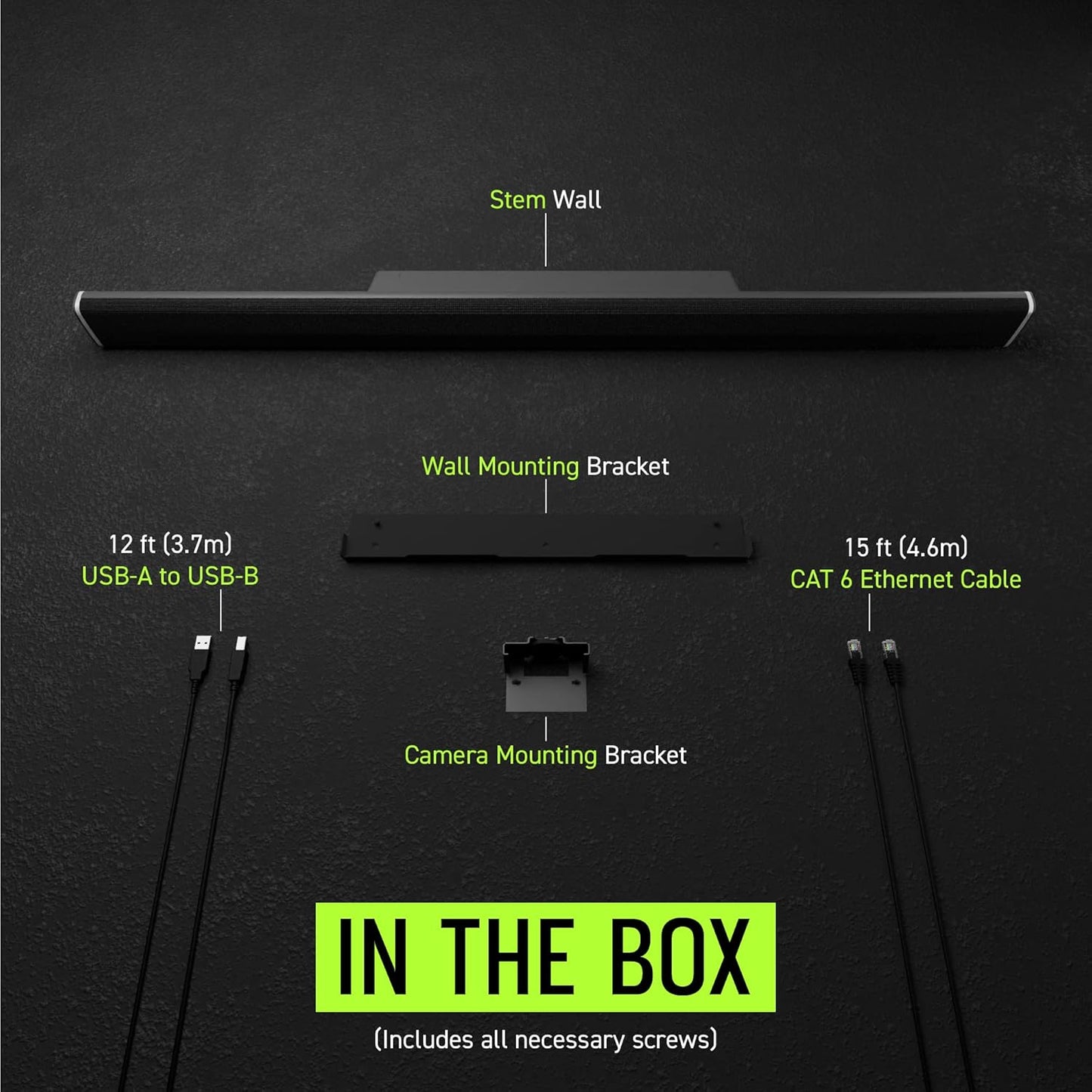 Shure WALL1 Stem Wall Speakerphone Conferencing Bar