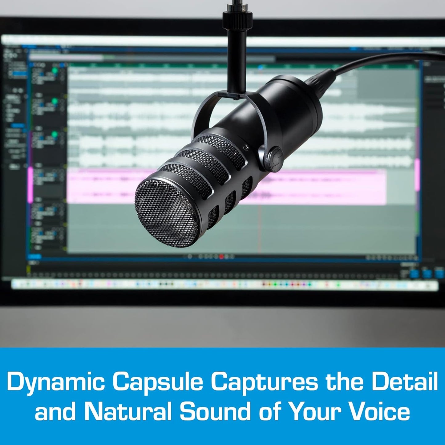 Samson Q9U Dynamic XLR/USB Broadcast Microphone (Renewed)