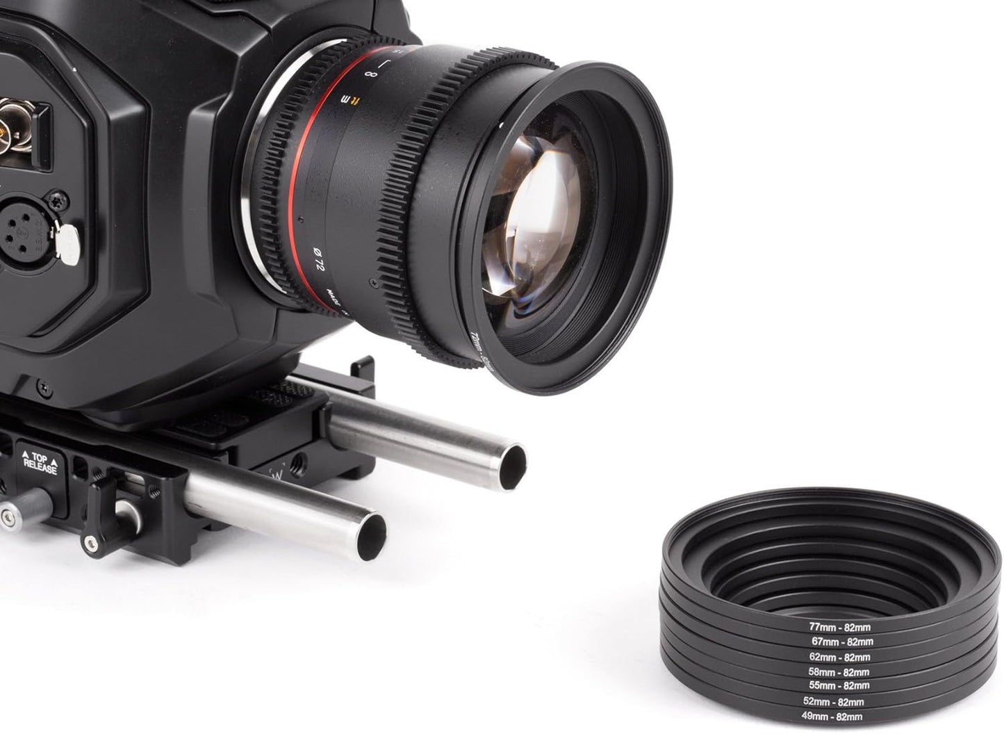 Wooden Camera 231900 Zip Box Adapter Rings - 49-77mm