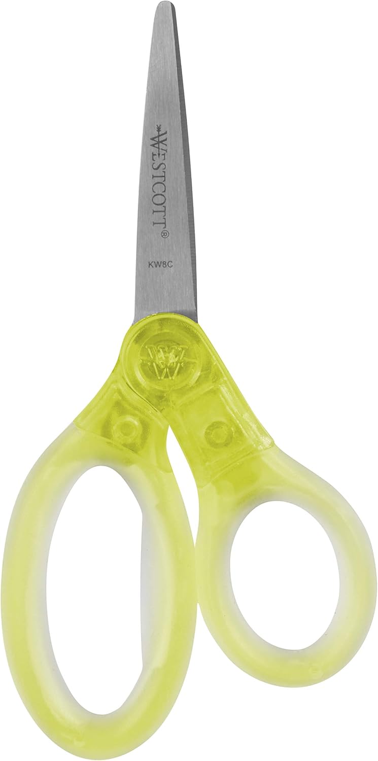 Westcott 67550 Jellies 5" Kids Scissors 12 Pack