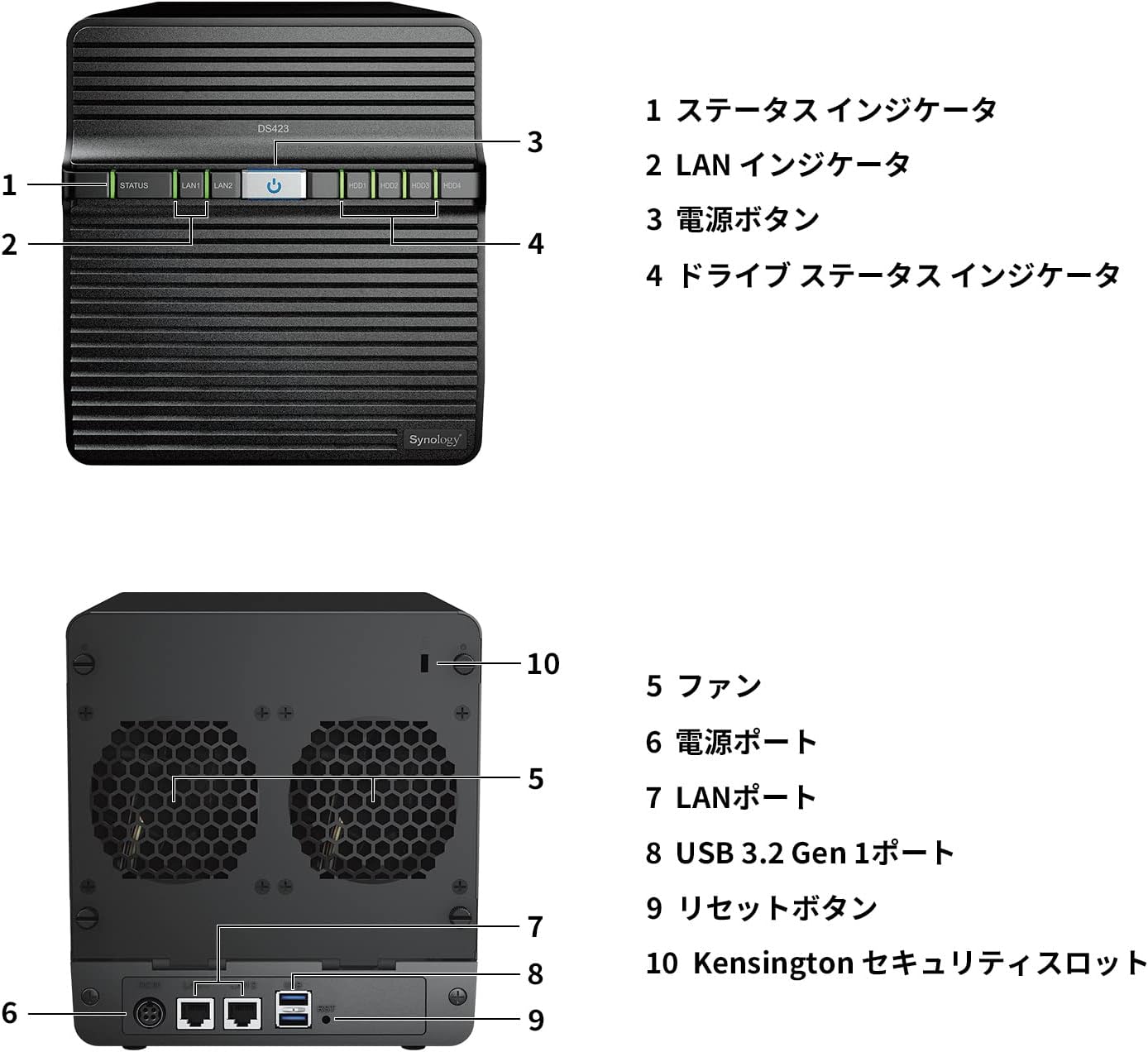Synology DS423 4-Bay DiskStation NAS (Diskless)