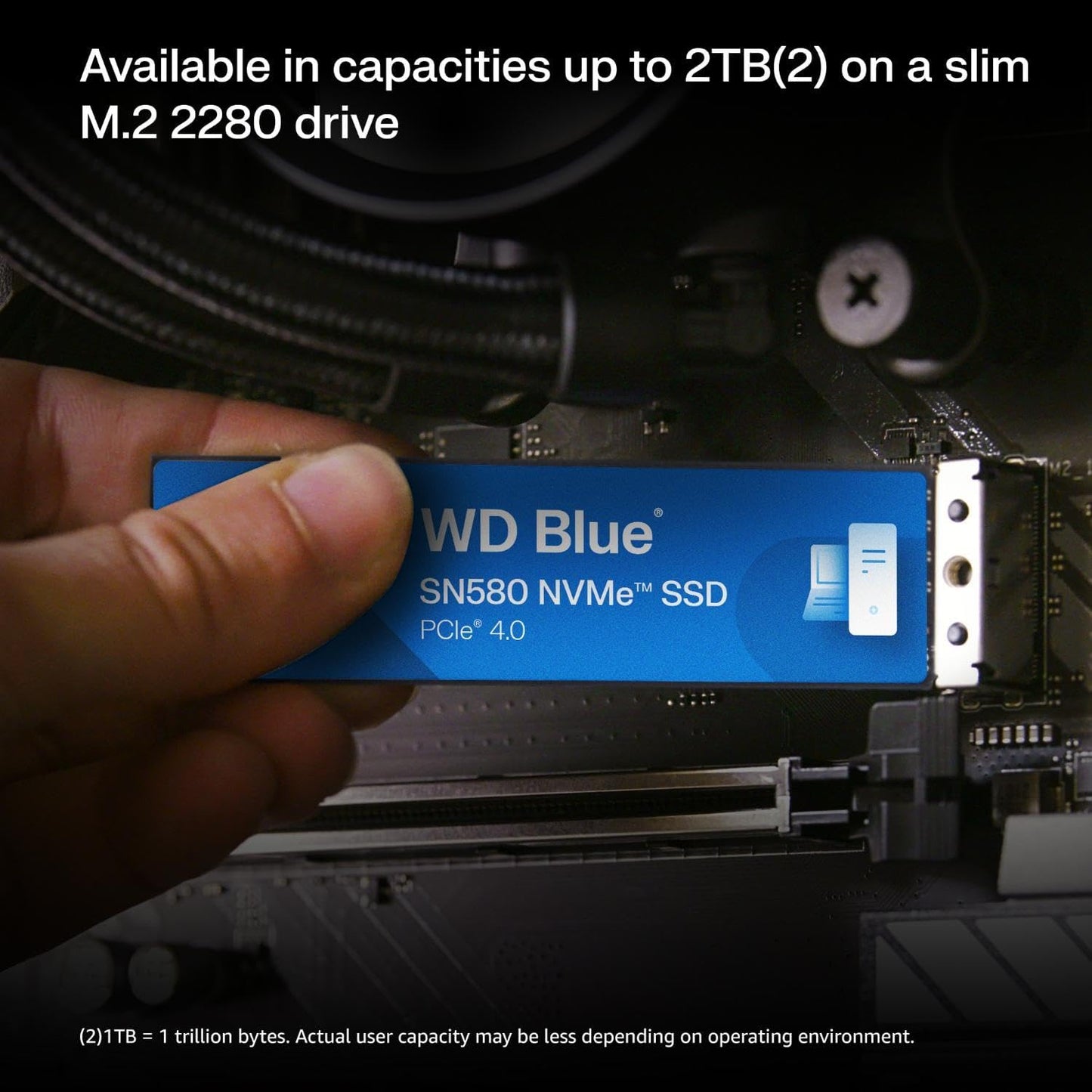 Western Digital WDS500G3B0E 500GB WD Blue SN580 NVMe SSD