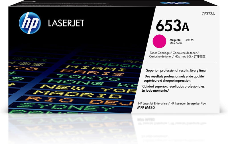HP CF323A 653A Magenta Toner Cartridge LaserJet — main product image
