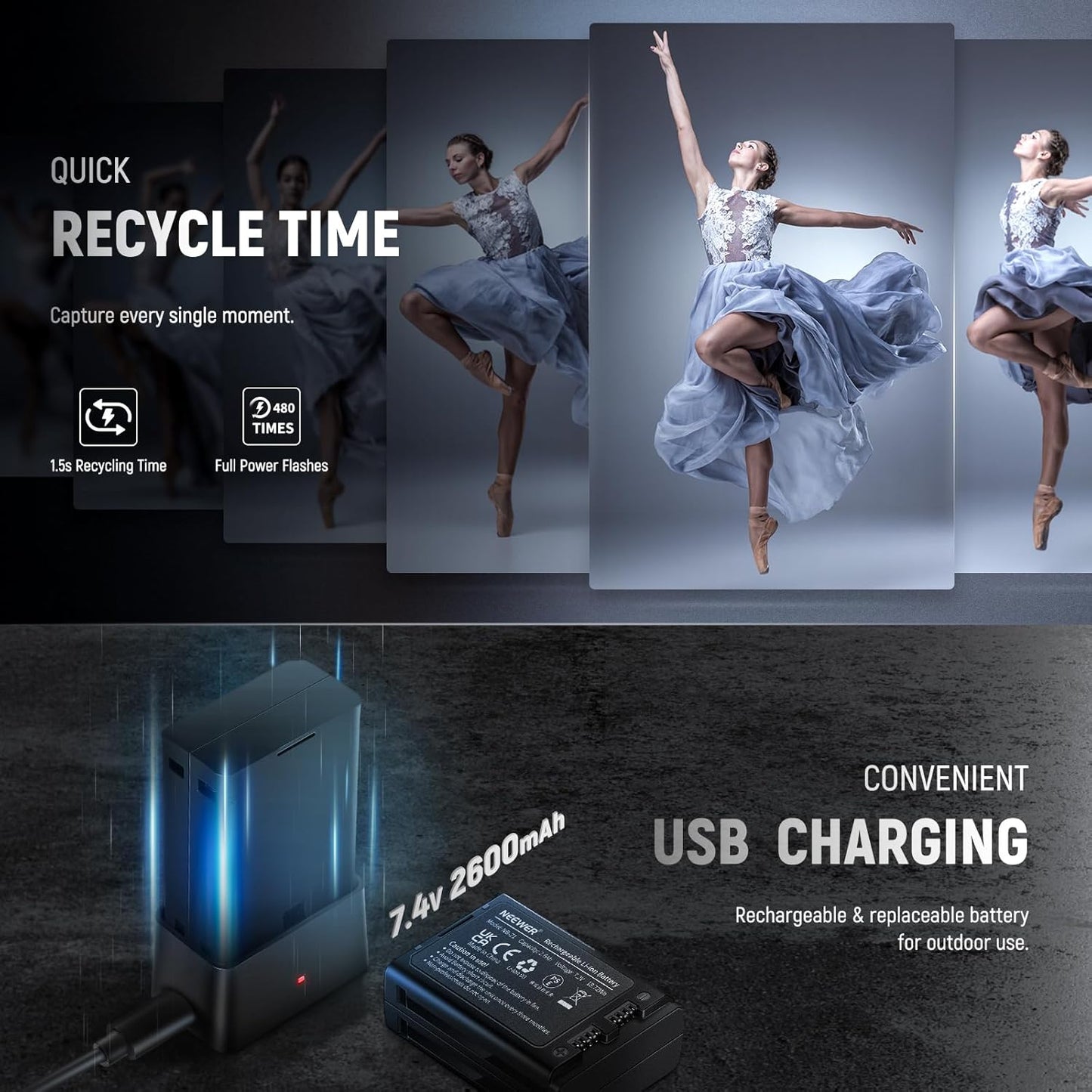 Neewer Z1-N TTL Round Head Flash Speedlite Nikon