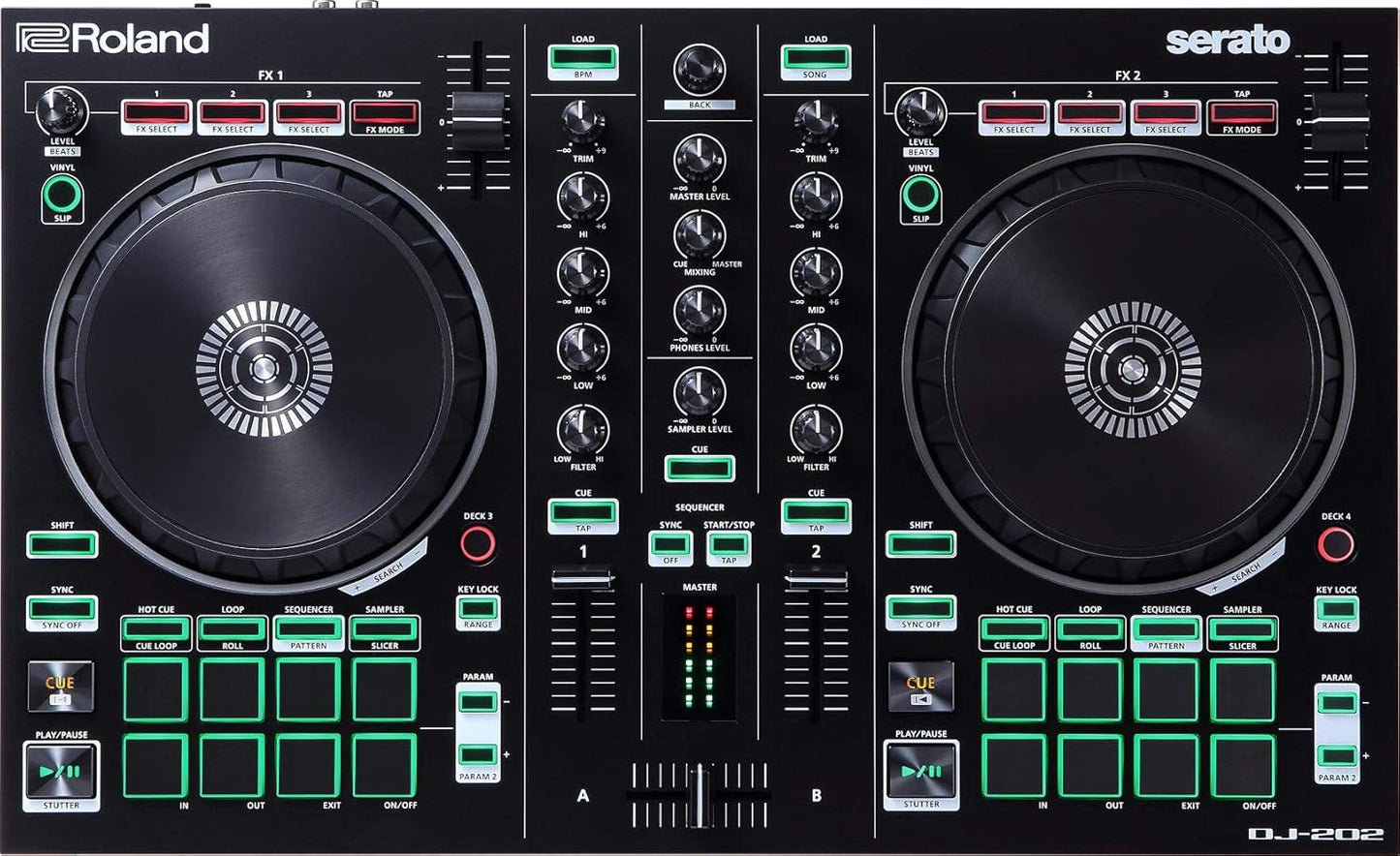 Roland AUS-DJ-202-COMBO-DLX DJ Controller Bundle