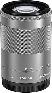 Canon CAN2735 EF-M 55-200mm STM Lens Silver