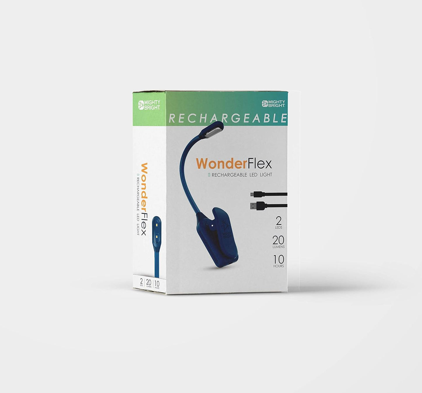 Mighty Bright 5841493778 WonderFlex Rechargeable Book Light - Midnight Blue