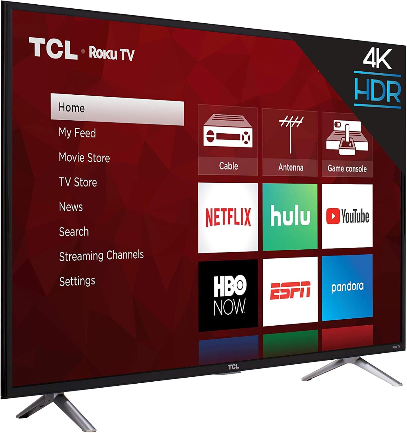 TCL 43S405 43-Inch 4K UHD HDR Roku Smart TV, 2017 Series