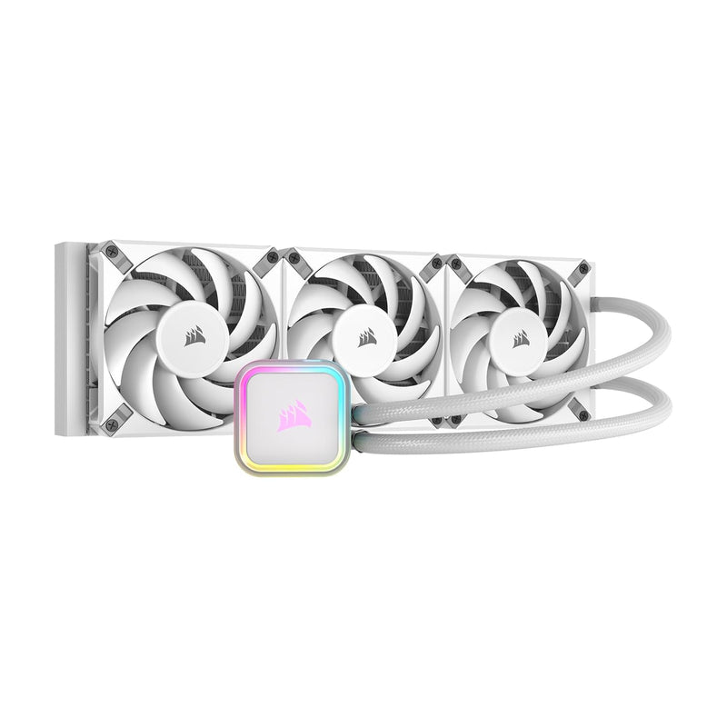 Corsair CW-9060079-WW H150i RGB Elite Liquid CPU Cooler White — main product image