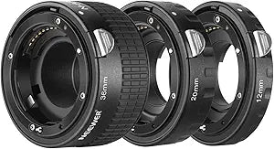 Neewer 12/20/36mm AF Macro Extension Tube Set for Nikon DSLR