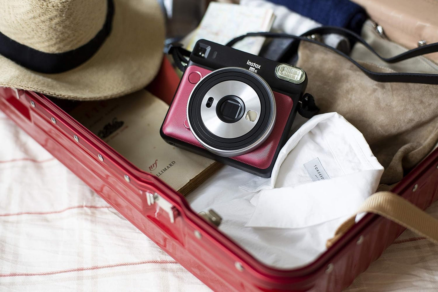 Fujifilm INSTAX SQUARE SQ6 Instant Camera - Ruby Red