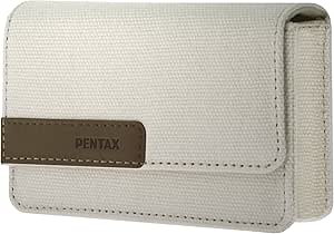 Pentax 50236 I-10 Canvas Leather Camera Case - Off-White