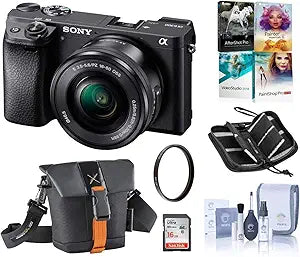 Sony a6300 Mirrorless Camera 16-50mm Lens Bundle