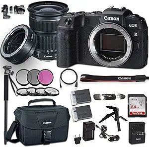 Canon EOS RP Mirrorless Camera 24-105mm Lens Bundle (Renewed)