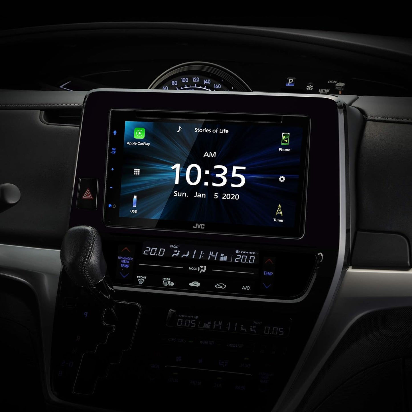 JVC KW-V660BT CarPlay Android Auto DVD Receiver