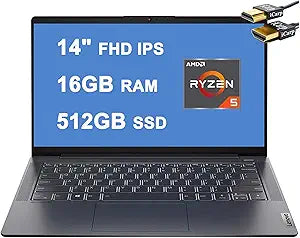 Lenovo IdeaPad 5 Laptop 14" Ryzen 5 4600U 16GB 512GB SSD