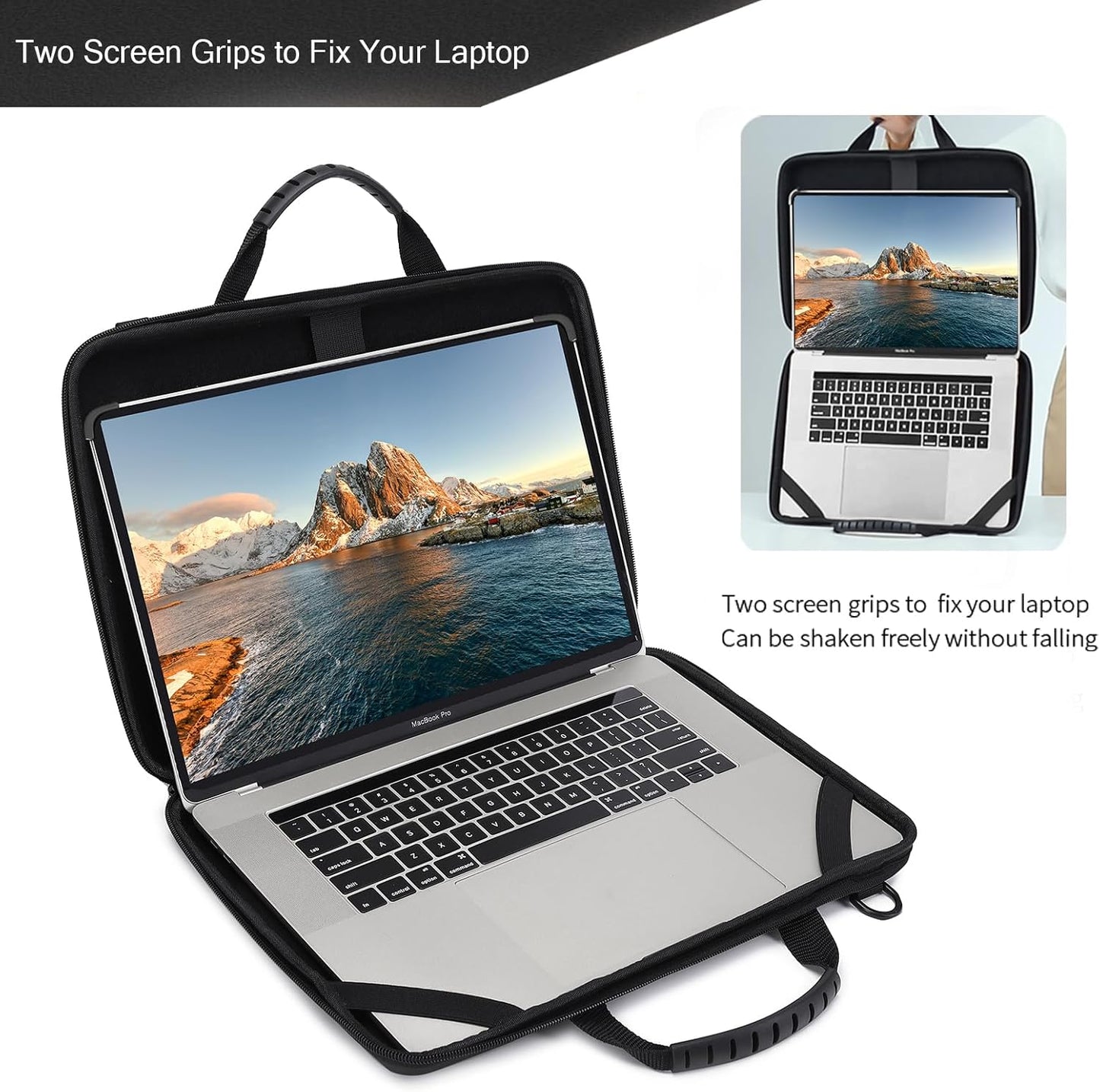 HP Laptop Case Hard Shell Bag Shoulder Strap
