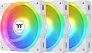 Thermaltake CL-F170-PL14SW-A SWAFAN EX 14 ARGB White Cooling Fan 3-Pack