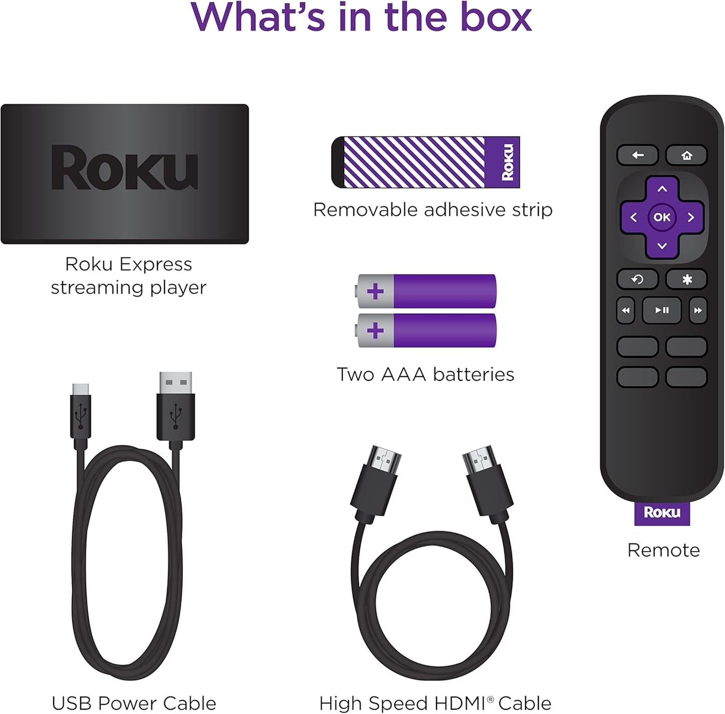 Roku Express 3960R HD Streaming Device