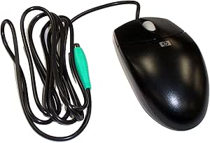 HP PS/2 - 2-Button Scroll Mouse - Carbon Black — main product image