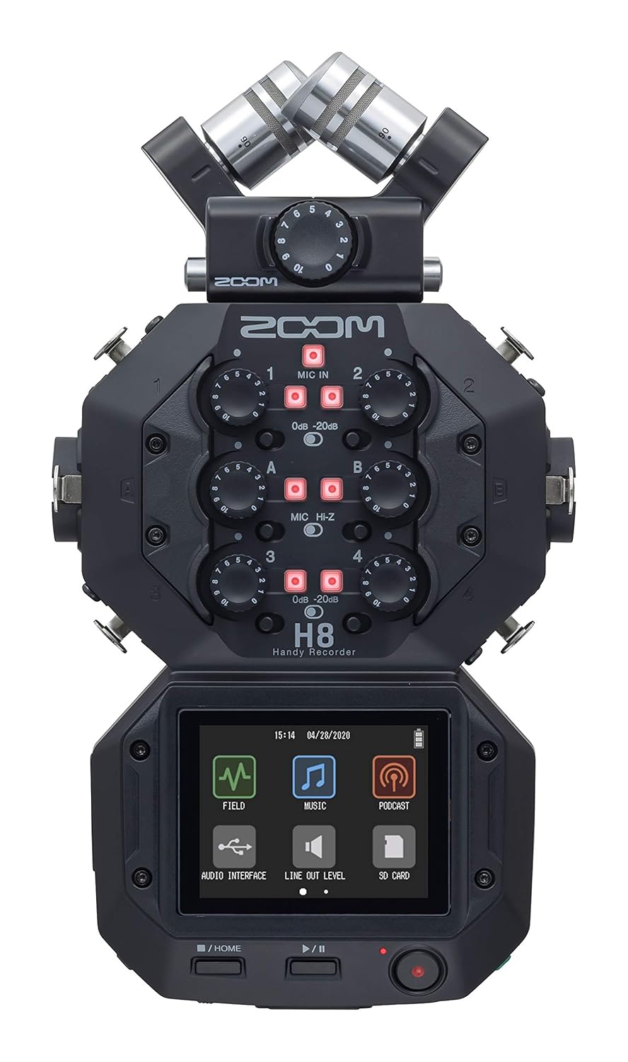 Zoom H8 8-Input Handy Recorder