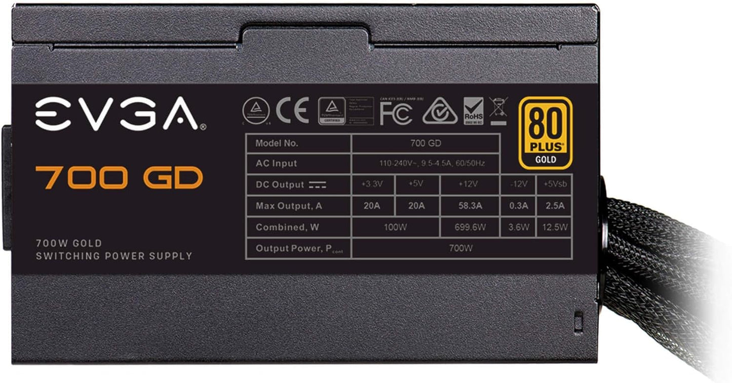 EVGA 100-GD-0700-V1 700W 80+ Gold Power Supply