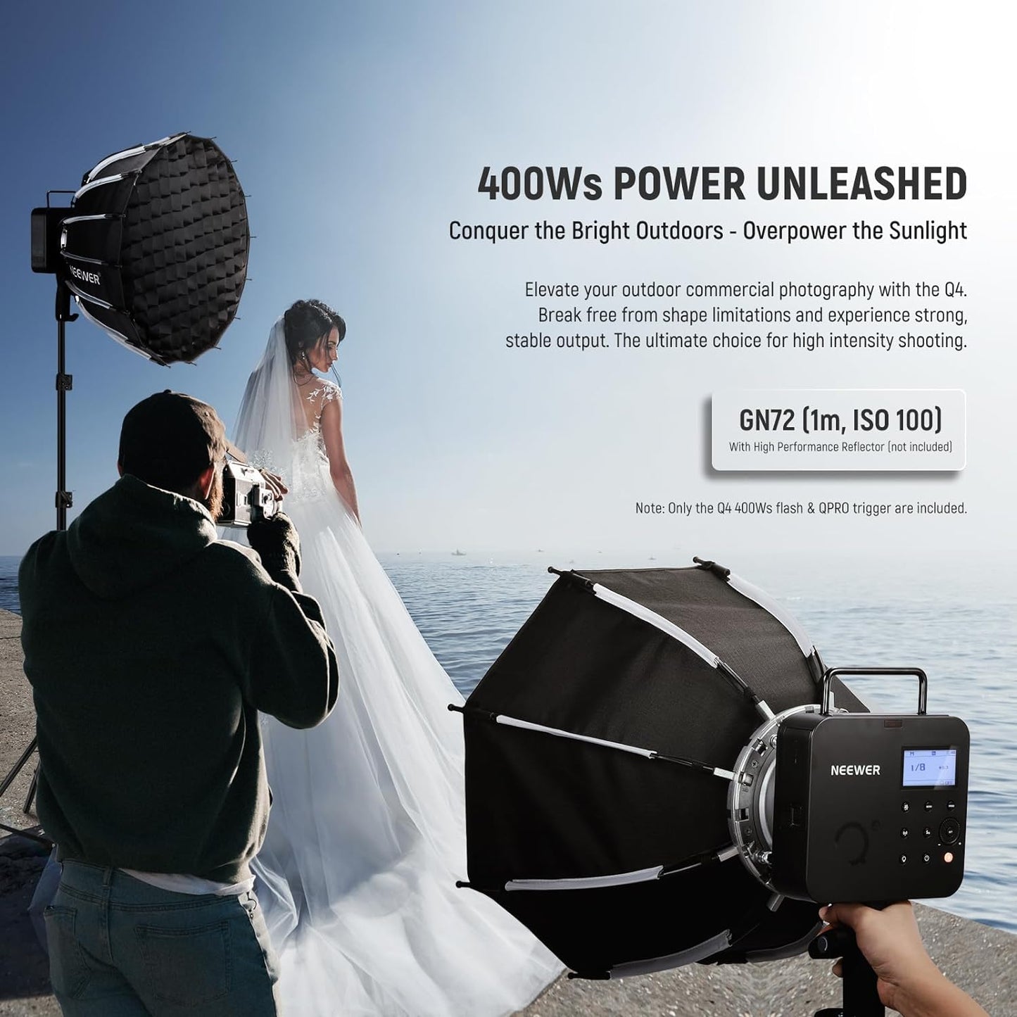 Neewer 10102791 Q4 400Ws TTL Outdoor Flash Sony