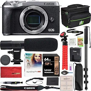 Canon E1CNEOSM6M2S EOS M6 Mark II Mirrorless Camera Bundle